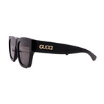 Gucci // Men's // GG1793S 001 Square Sunglasses // Black Gold + Dark Gray Lenses