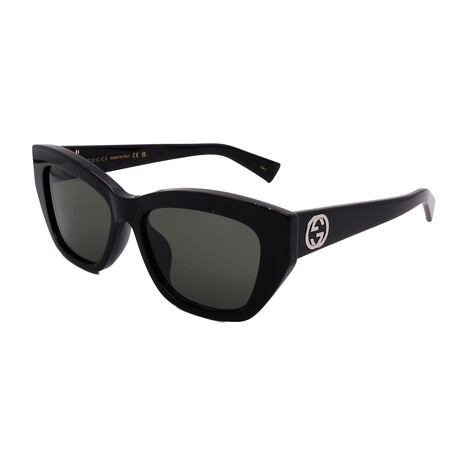 Unisex  // GUCCI GG1844SA 001 Square Sunglasses // Black  + Dark Gray Lenses