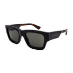 Unisex  // GUCCI GG1668S 001 Square Sunglasses // Black  + Dark Gray Lenses