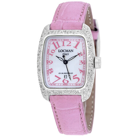 Locman Ladies Diamond Diamond Quartz // 485MOPPK2DC/PK
