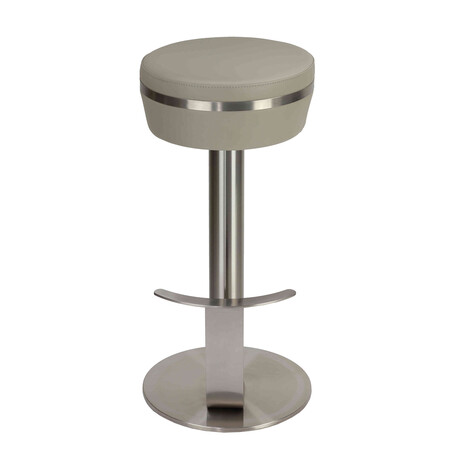 Hera Swivel Counterstool with Heavy Base // Light Grey