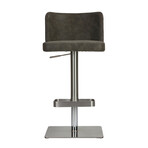 Hercules Adjustable Height Swivel Stool with Heavy Base // Retro Grey