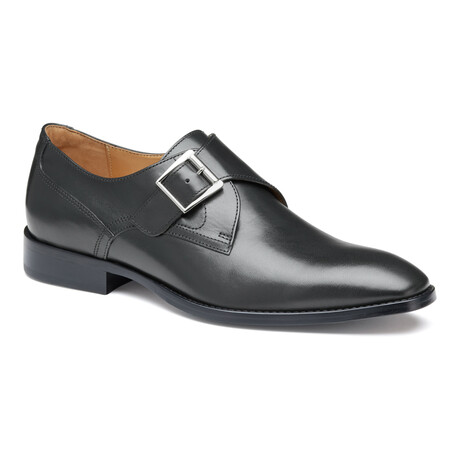 Leather Richland Monk Straps // Black (8)