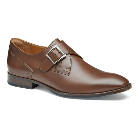 Leather Richland Monk Straps // Mahogany (8)
