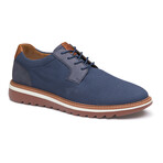 Knit Braydon Plain Toe Oxfords // Navy (8)