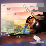 Pro Mini Smart Projector with Android TV & Apps