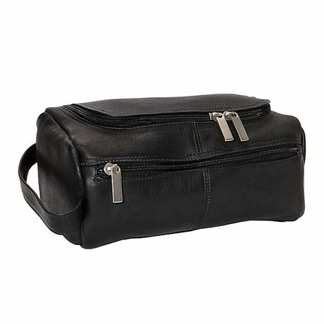 Aman U shaped Dop Kit - Vaquetta Leather (Tan)