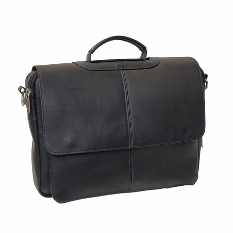 Francis Small Briefcase - Vaquetta Leather (Tan)