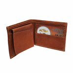 Axel Small Bifold Wallet - Vaquetta Leather (Tan)