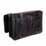 Charlie Large Briefcase - Vaquetta Leather (Tan)