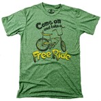 Come on and Take a Free Ride T-Shirt // Triblend Gray (XL)