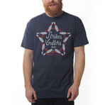 Strikes & Gutters T-Shirt // Navy (L)