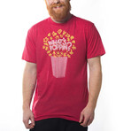 What's Poppin T-Shirt // Red (2XL)