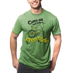 Come on and Take a Free Ride T-Shirt // Triblend Gray (XL)