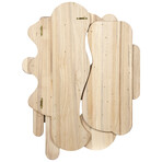 Sands Serenade II Hand Made & Hand Finished Dimensional Solid Paulownia Wood Abstracts Wall Art