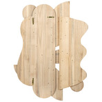 Sands Serenade I Hand Made & Hand Finished Dimensional Solid Paulownia Wood Abstracts Wall Art