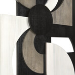 Luminus Dusk Hand Made & Hand Finished Dimensional Solid Paulownia Wood Abstracts Wall Art