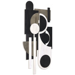 Luminous Whisper Hand Made & Hand Finished Dimensional Solid Paulownia Wood Abstracts Wall Art