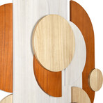 Cinnamon Dreamscape I & II Hand Made & Hand Finished Dimensional Solid Wood Abstracts
