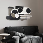 Luminous Whisper Hand Made & Hand Finished Dimensional Solid Paulownia Wood Abstracts Wall Art