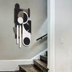 Luminous Whisper Hand Made & Hand Finished Dimensional Solid Paulownia Wood Abstracts Wall Art