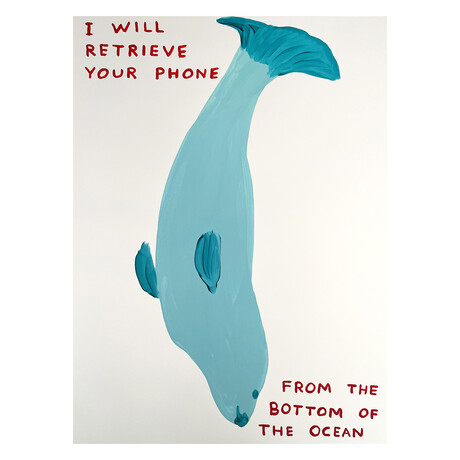 David Shrigley // I Will Retrieve Your Phone // 2021