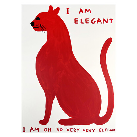 David Shrigley // I Am Elegant // 2021