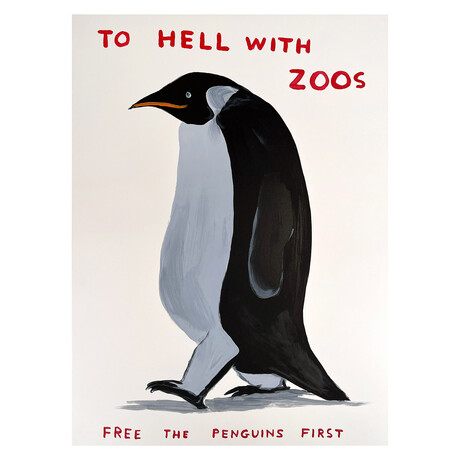 David Shrigley // To Hell With Zoos // 2021