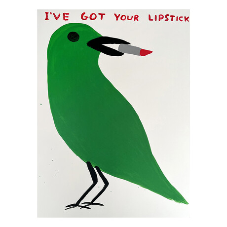 David Shrigley // I've Got Your Lipstick // 2021