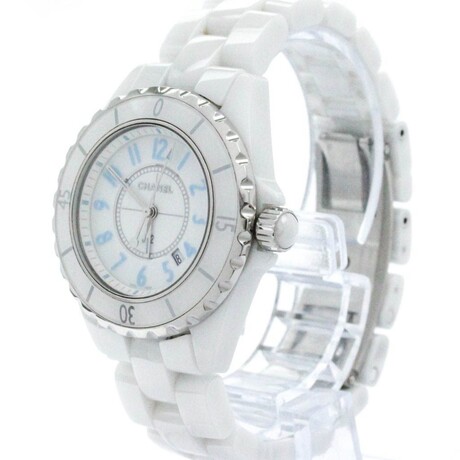 Chanel Ladies J12 Blue Light Limited Edition Quartz // H3826-J12 // Pre-Owned