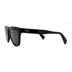 Men's // Ferragamo SF1111S 001 Square Sunglasses // Black + Grey