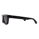 Men's // Ferragamo SF2009S 001 Square Sunglasses // Black + Grey