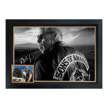 Ron Perlman // Sons of Anarchy // Signed Framed 38.5x28 Display