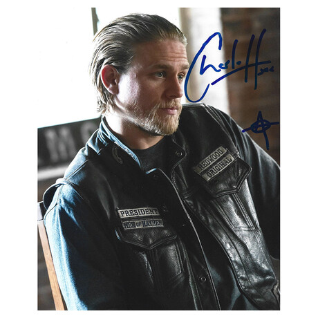 Charlie Hunnam // Sons of Anarchy // Signed 8x10 Photo // President Jax Teller