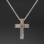 Muonionalusta Meteorite Pendant with 18" Sterling Silver Chain // 18.1 g