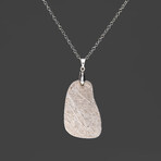 Genuine Muonionalusta Meteorite Pendant with 18" Sterling Silver Chain // 10.7 g