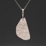Genuine Muonionalusta Meteorite Pendant with 18" Sterling Silver Chain // 10 g