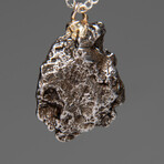 Genuine Sikhote Alin Meteorite Nugget pendant with Sterling Silver Chain