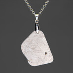 Genuine Muonionalusta Meteorite Pendant with 18" Sterling Silver Chain // 16.4 g