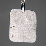 Genuine Muonionalusta Meteorite Pendant with 18" Sterling Silver Chain // 12 g