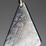 Genuine Muonionalusta Meteorite Pendant with 18" Sterling Silver Chain // 24 g