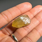 Genuine Small Libyan Desert Glass in Velvet Bag