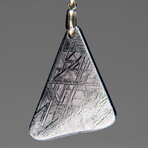 Genuine Muonionalusta Meteorite Pendant with 18" Sterling Silver Chain // 24 g