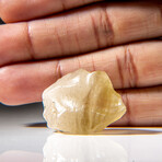 Genuine Medium Libyan Desert Glass in Velvet Bag
