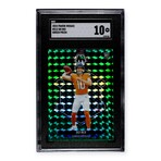 Bo Nix // 2024 Panini Mosaic Green Prizm // RC // SGC 10 Gem Mint