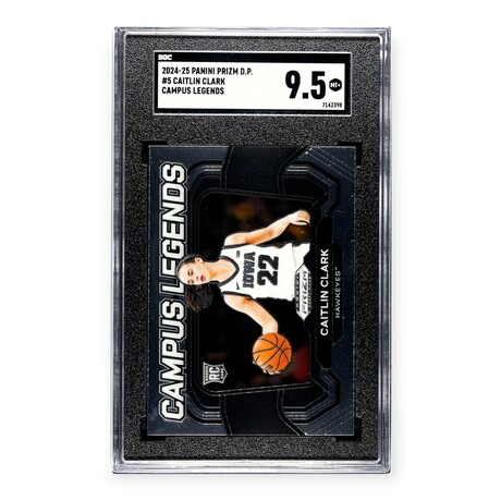 Caitlin Clark // 2024 Prizm Draft Picks Campus Legends // RC // SGC 9.5 Mint+