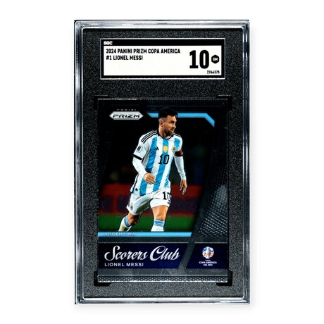 Lionel Messi // 2024 Panini Prizm Copa America // SGC 10 Gem Mint