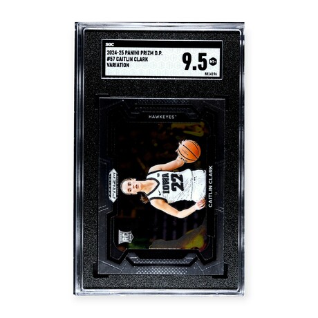 Caitlin Clark // 2024 Prizm Draft Picks Variation // RC // SGC 9.5 Mint+