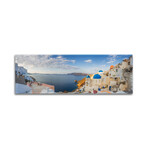 Oia Sunrise, Santorini, Greece I Print on Acrylic Glass  by  Jim Nilsen (36"H x 12"W x 0.25"D)
