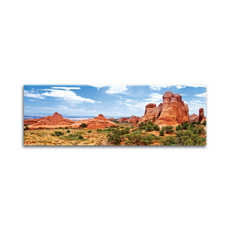 Rock Formations, Arches National Park, Moab, Utah, USA Print on Acrylic Glass by Philippe Hugonnard (36"H x 12"W x 0.25"D)